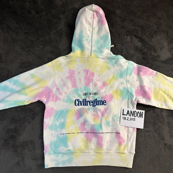 Civil Regime Tie Dye Hoodie - Picture 6 of 6